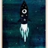 Sky Rocket High Plakat (21x29.7 cm (A4))