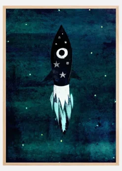 Sky Rocket High Plakat (21x29.7 cm (A4))