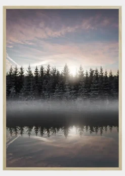 Small Lake In The Forest Plakat (21x29.7 cm (A4))