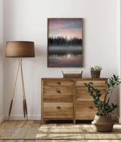 Small Lake In The Forest Plakat (21x29.7 cm (A4))