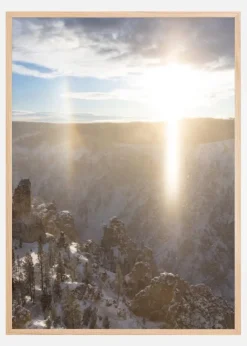 Snowy Hills Plakat (21x29.7 cm (A4))