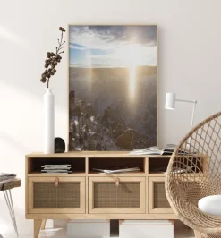 Snowy Hills Plakat (21x29.7 cm (A4))