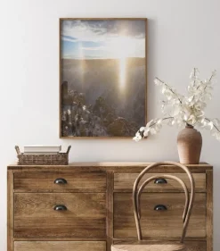 Snowy Hills Plakat (21x29.7 cm (A4))