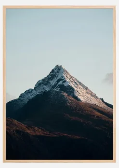 Snowy Mountain Plakat (21x29.7 cm (A4))