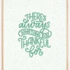 So Thankful in Green Plakat (21x29.7 cm (A4))