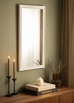 Spejl Alice Hvid 48x88 cm