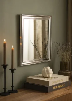 Spejl Alice Sølv 48x48 cm