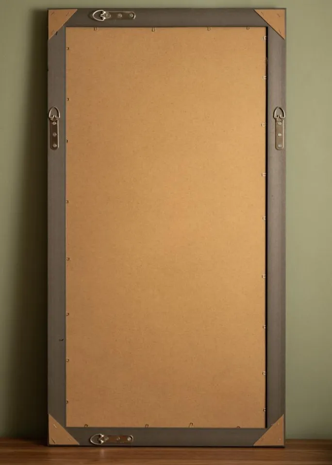 Spejl Alice Sort 48x88 cm