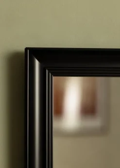 Spejl Alice Sort 48x48 cm