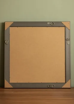 Spejl Alice Sort 48x48 cm