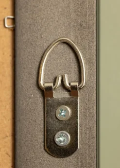 Spejl Alice Sort 48x48 cm