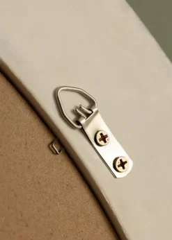 Spejl Antique Hvid Oval 63x73 cm