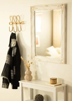 Spejl Antique Hvid 62x82 cm