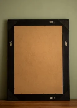 Spejl Antique Sort 62x82 cm