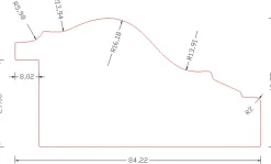 Spejl Baroque Guld 77x167 cm
