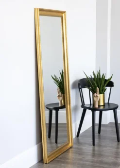 Spejl Baroque Klassisk Guld 75x165 cm