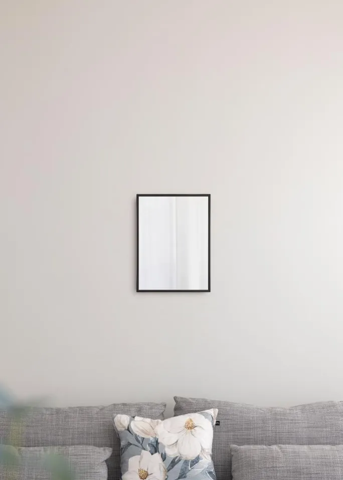 Spejl Chicago Mat Sort 31x41 cm