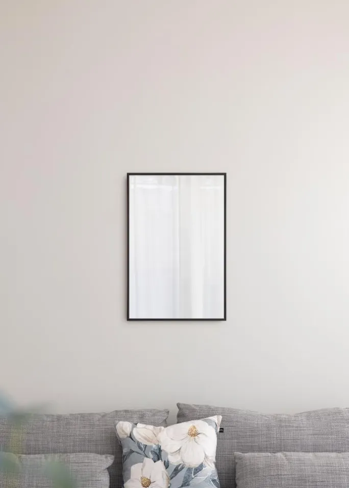 Spejl Chicago Mat Sort 41x61 cm