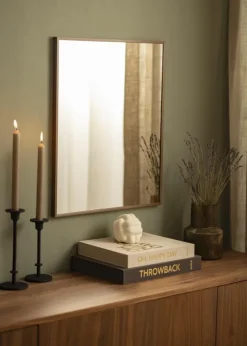 Spejl Chicago Valnød 51x61 cm