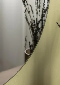 Spejl Droplet Grå 65x90 cm