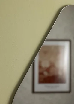 Spejl Droplet Grå 65x90 cm