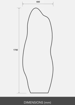 Spejl Echo 60x170 cm