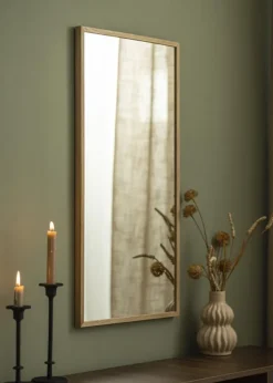 Spejl Eg 42x82 cm