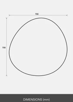 Spejl Finesse 70x70 cm