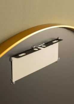 Spejl Madrid Messing 80 cm Ø