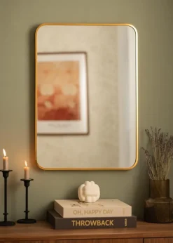 Spejl Madrid Messing 50x70 cm
