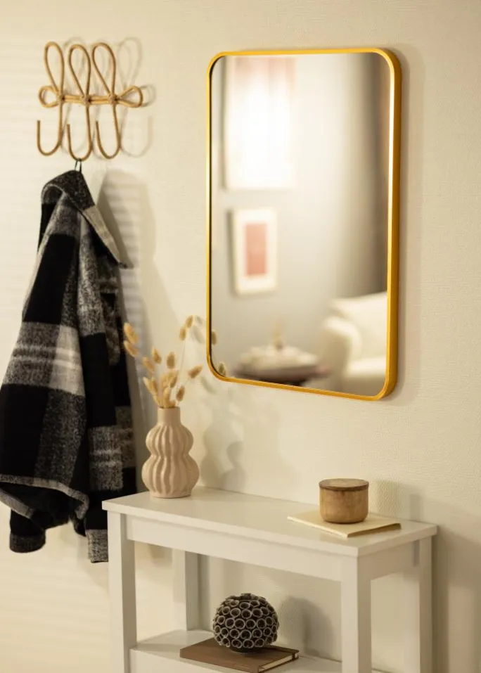 Spejl Madrid Messing 50x70 cm