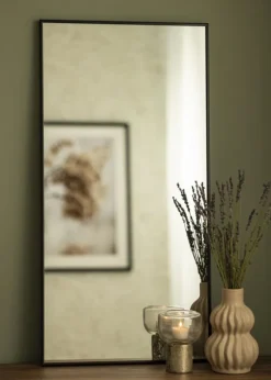 Spejl Minimal Black 40x80 cm