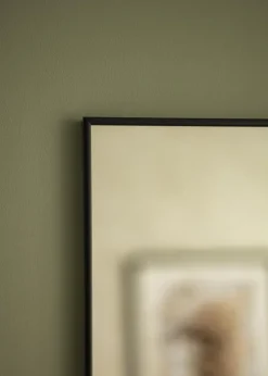 Spejl Minimal Black 70x70 cm