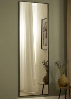 Spejl Minimal Black 55x160 cm