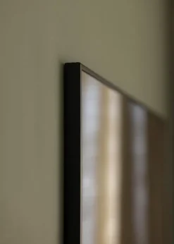 Spejl Minimal Black 55x160 cm
