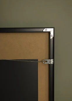 Spejl Minimal Black 55x160 cm