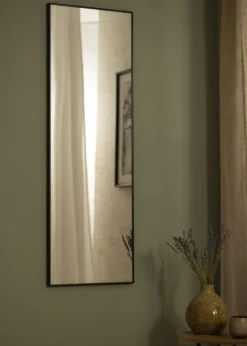 Spejl Minimal Black 40x120 cm