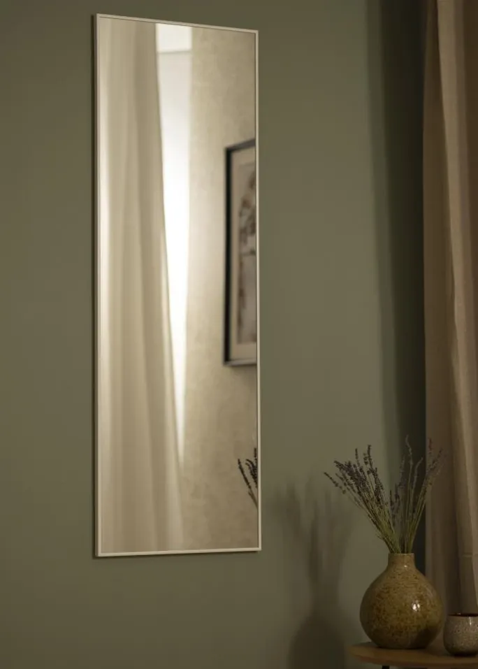 Spejl Minimal White 40x120 cm