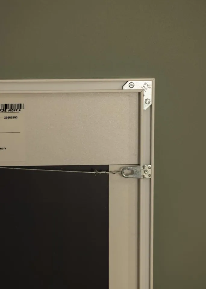 Spejl Minimal White 40x120 cm