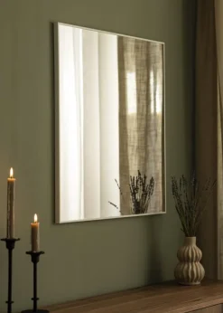 Spejl Minimal White 70x70 cm