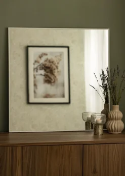 Spejl Minimal White 70x70 cm