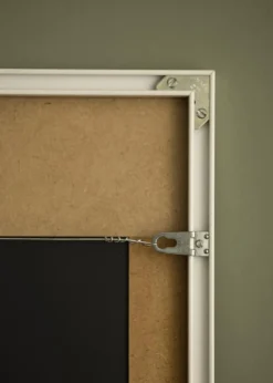 Spejl Minimal White 70x70 cm