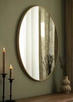 Spejl Modern Nature 80 cm Ø