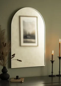 Spejl Modern Sølv 51x76 cm