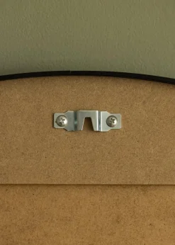 Spejl Modern Sort 80 cm Ø