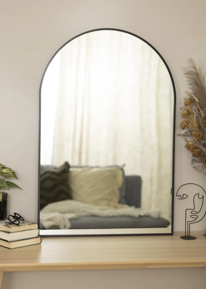 Spejl Modern Sort 61x91 cm