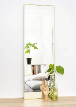 Spejl Narrow Guld 41x121 cm