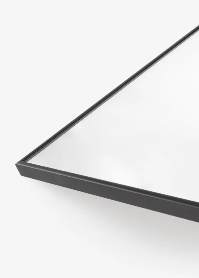 Spejl Narrow Sort 41x121 cm