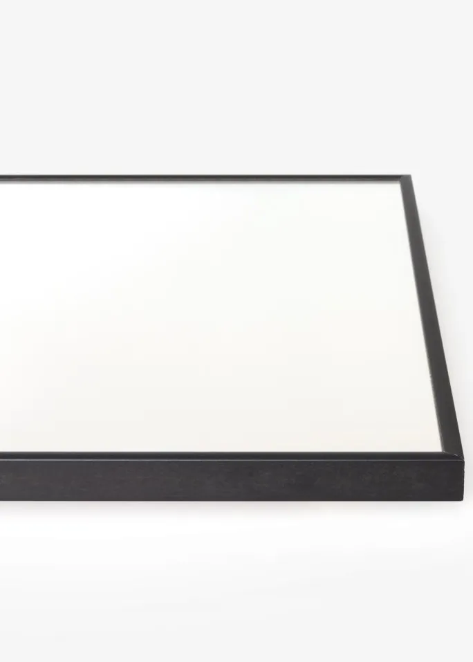 Spejl Narrow Sort 41x81 cm
