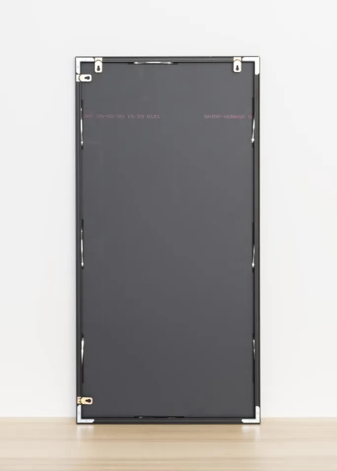 Spejl Narrow Sort 41x81 cm